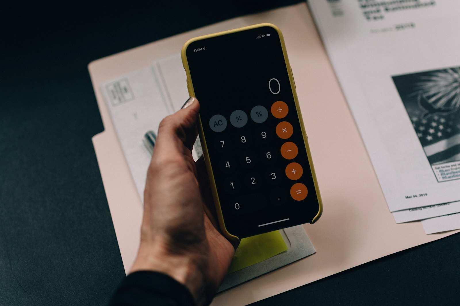 tax documents, calculator and financial records for CT600 filing for Corporation Tax (CT600) by TobiAkiode.