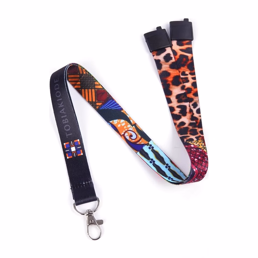African Print Breakaway Lanyard for ID Badges & Keys by TobiAkiode